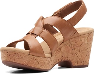 Clarks Womens Giselle Beach Wedge Sandal