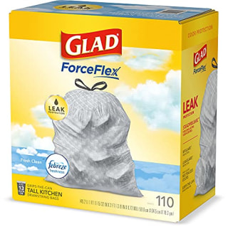 Glad Tall Kitchen Drawstring 13-Gallon Trash Bags