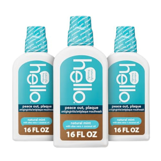 Hello Peace Out Plaque, Antigingivitis Alcohol Free Mouthwash