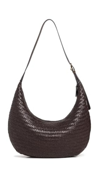Madewell Women's Essentials Slouch Hobo Woven, Coffee Bean, Brown, One Size