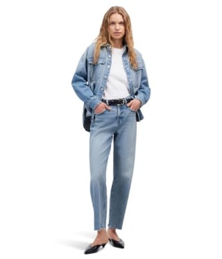 Madewell Women's Perfect Vintage Wide Light Crop in Hallstead Wash