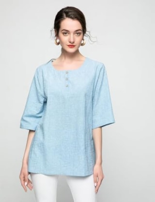 Minibee Jacquard Blouse