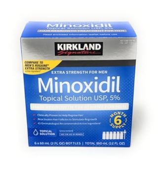 Kirkland Minoxidil for Men 5% Extra Strength, 6 Pack