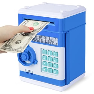 Refasy Safe Electronic Piggy Bank for Kids