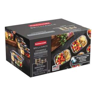 Rubbermaid Brilliance Meal Prep Containers