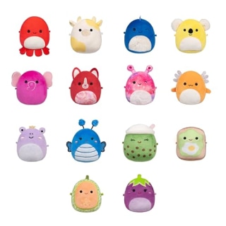 Squishmallows Original Micromallows Plush Rainbow 14-Pack 