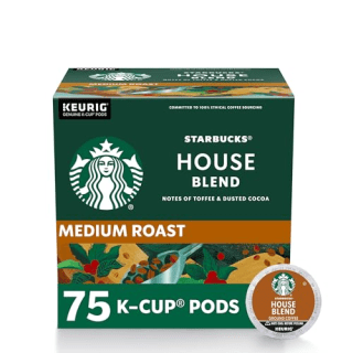 Starbucks K-Cup Coffee Pods, Medium Roast (75 pods)