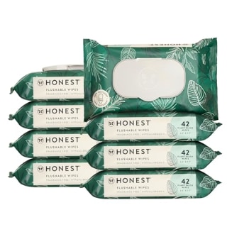 The Honest Company Flushable Wipes (Pack of 8)