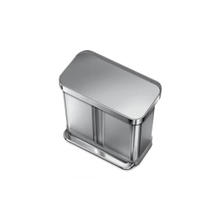 simplehuman Hands-Free Dual Compartment Step Trash Can