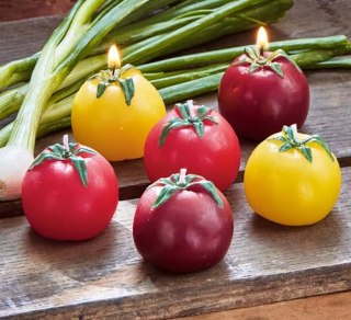 Tag Heirloom Tomato Candles Set