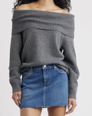 BP. Off the Shoulder Sweater