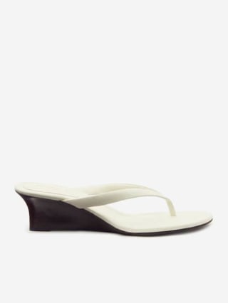 Reformation Amelia Thong Wedge Sandal