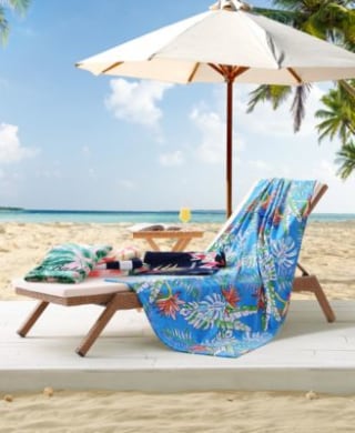 Tommy Bahama Bahama Palms Cotton Oversized Beach Towel