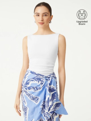 OGL Elastic Open Back Brami Tank