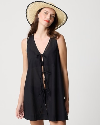 J.Crew Factory Tie-Front Beach Dress
