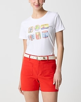 J.Crew Factory Tin Fish Graphic Tee