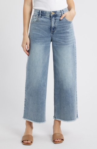 Wit & Wisdom Wyatt 'Ab'Solution Skyrise Wide Leg Jeans