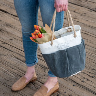 Sea Bags All Purpose Gray Tool Bucket Bag