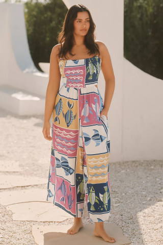 The Piper Bandeau Cutout Jumpsuit