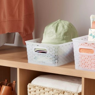 Brightroom Y-Weave Small Decorative Storage Basket