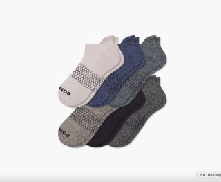 Bombas Marled Assorted 6-Pack Men’s Ankle Socks