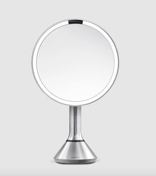 SimpleHuman 8-Inch Sensor Rechargeable Tabletop Mirror