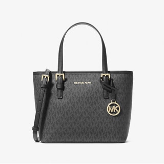 Michael Kors Jet Set Travel Extra-Small Logo Top-Zip Tote Bag