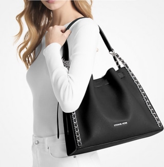 Michael Kors Mina Large Chain Shoulder Bag