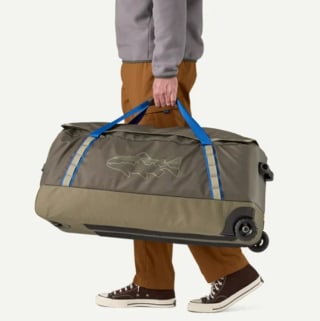 Best large duffel: Patagonia Black Hole Wheeled Duffel 100L