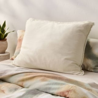 Casaluna King Euro Heavyweight Linen Blend Throw Pillow