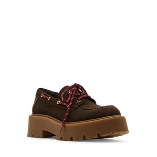 Madden Girl Women's Caden Platform Lug Sole Boat Shoe