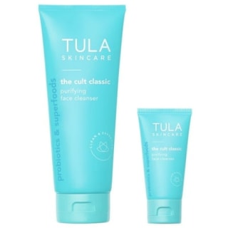 Tula Skin Care The Cult Classic Purifying Face Cleanser, Full and Travel Size Duo