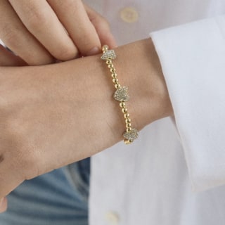 BaubleBar Pavé Pisa Station Beaded Bracelet