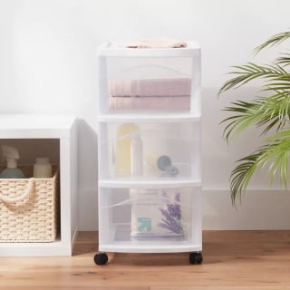 Brightroom Three-Drawer Medium Utility Cart with Casters