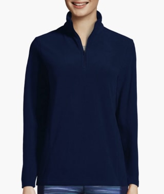 Land's End Anyweather Fleece Quarter Zip Pullover