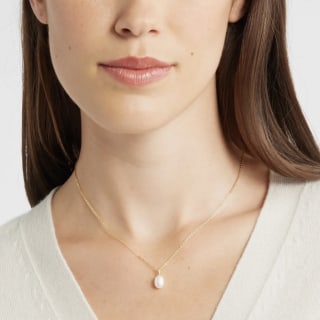 Nordstrom Demi Fine Freshwater Pearl Pendant Necklace