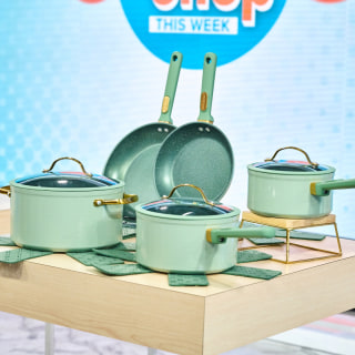 Thyme & Table Granite 12-Piece Non-Stick Cookware Set