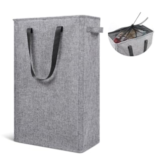 Odonata Slim Laundry Hamper Handles Collapsible Laundry Basket