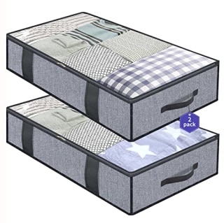 Onlyeasy Foldable Underbed Bags (2 Pack)