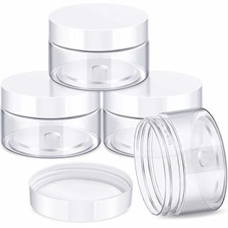 Patelai 4 Pieces Leak Proof Plastic Jars