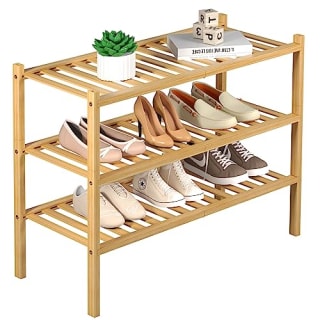 3-Tier Bamboo Shoe Rack