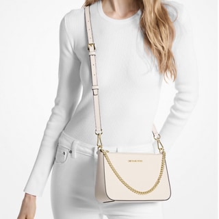 Michael Kors Jet Set Medium Saffiano Leather Crossbody Bag