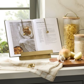 Hearth & Hand with Magnolia Brass Cookbook Holder with Weighted Chains