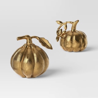 Threshold Fall Mini Gold Pumpkins (Set of 3)