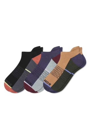 Bombas Assorted Stripe Ankle Socks (3 Pack)