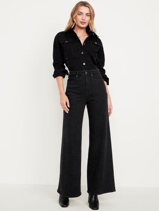 Old Navy Extra High-Waisted Super Wide-Leg Jeans