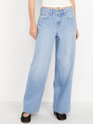 Old Navy Mid-Rise Wow Baggy Wide-Leg Jeans