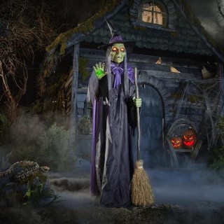 Home Accents Holiday Gruesome Grounds Spellcasting Witch