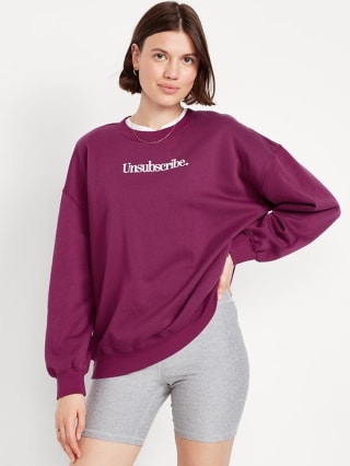 Old Navy SoComfy Oversized Graphic Sweatshirt