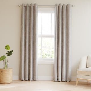 Linens & Hutch Total Blackout Linen Blend Grommet Curtains